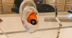 CUSTOM MOULDED EARPLUGS - ORANGE - Trailfinder