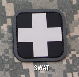 MEDIC SQUARE 2'' PVC PATCH - SWAT