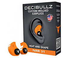 CUSTOM MOULDED EARPLUGS - ORANGE - Trailfinder