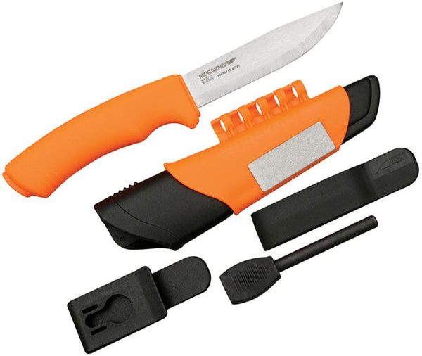 MORAKNIV BUSHCRAFT SURVIVAL KNIFE - HI-VIS ORANGE