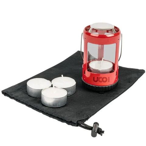 UCO MINI CANDLE LANTERN KIT 2.0 - LAVA RED