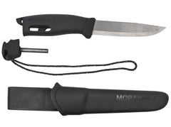 MORAKNIV COMPANION SPARK KNIFE W/ FIRE STARTER - BLACK