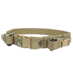 2" TACTICAL BELT WITH ACCESSORY POUCHES - MULTICAM - Trailfinder