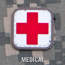 MEDIC SQUARE 1'' PVC PATCH - MEDICAL - Trailfinder