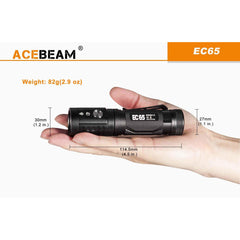 4000 LUMEN FLASHLIGHT KIT - USB-C RECHARGEABLE - ACEBEAM EC65 XHP35 - Trailfinder