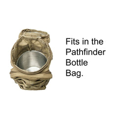 STAINLESS STEEL 64 OZ (1.9 LITRES) WIDEMOUTH WATER BOTTLE & 48 OZ (1.42 LITRES) CUP AND LID SET - PATHFINDER - Trailfinder