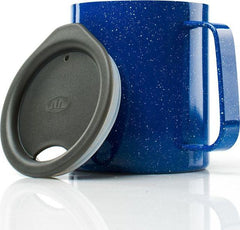 GSI GLACIER INSULATED STAINLESS 15 FL OZ (444 ML) CAMP CUP - BLUE SPECKLE