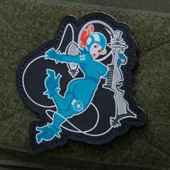 SPACE GIRL PATCH - BLUE