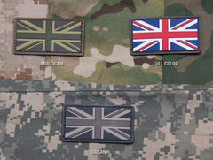 BRITISH FLAG (UNION JACK) PVC PATCH - MULTICAM