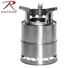 STAINLESS STEEL PORTABLE CAMPING / BACKPACKING STOVE - Trailfinder