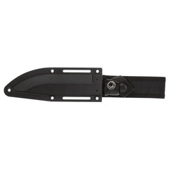 M&P ULTIMATE SURVIVAL KNIFE PLAIN EDGE 5" FIXED BLADE - BLACK - WITH SHEATH
