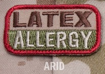 LATEX ALLERGY PATCH - ARID - Trailfinder