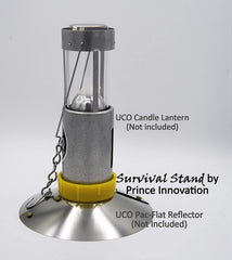SURVIVAL STAND FOR UCO CANDLE LANTERNS - SMOKE GREY