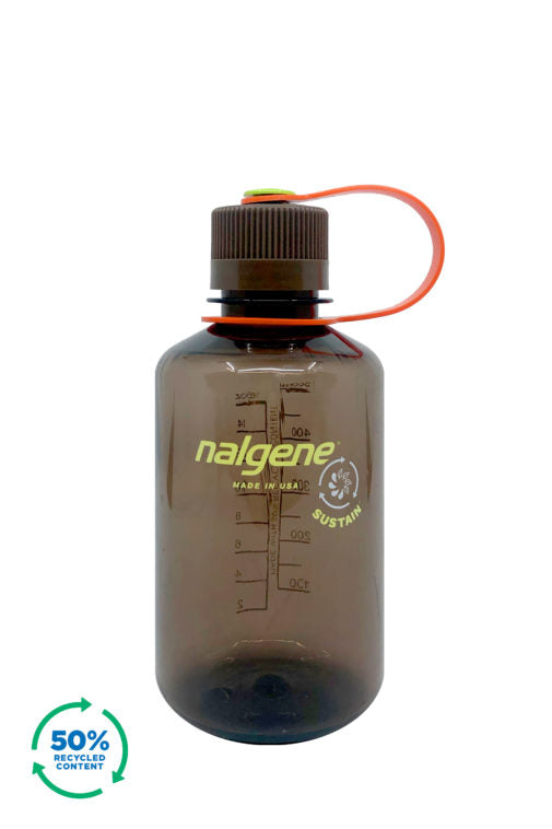 NALGENE 500ML / 16 OZ. NARROW MOUTH BPA FREE SUSTAIN WATER BOTTLE - WOODSMAN