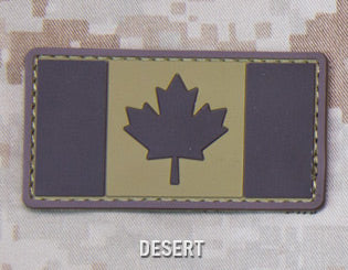 CANADIAN FLAG PVC PATCH - DESERT - Trailfinder