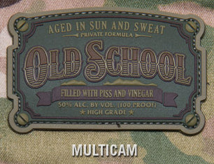 OLD SCHOOL PVC PATCH - MULTICAM