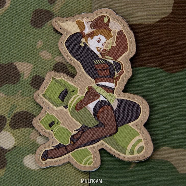 DEATH FROM ABOVE GIRL PATCH - MULTICAM