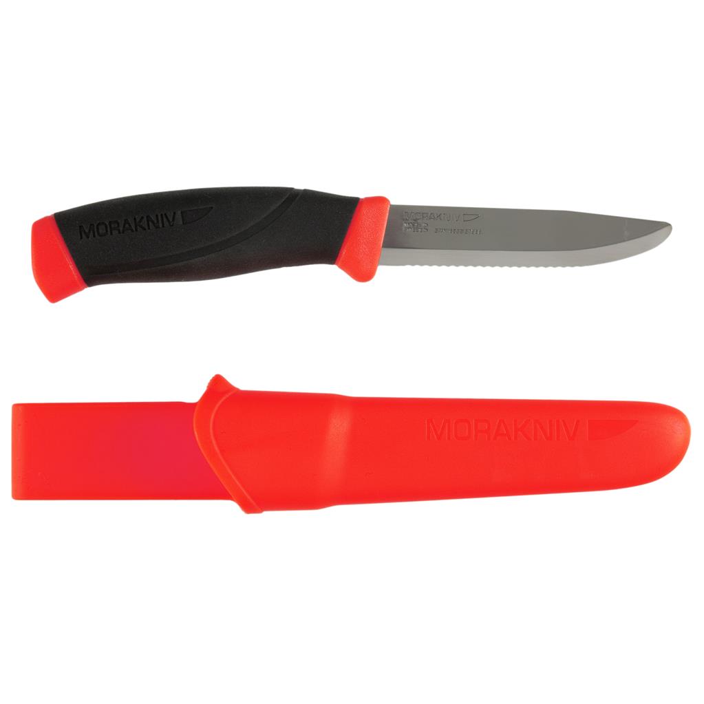 MORAKNIV COMPANION RESCUE SRT SAFE KNIFE (S) - RED / BLACK