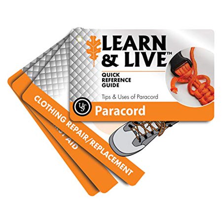 LEARN & LIVE CARDS - TIPS & USES OF PARACORD