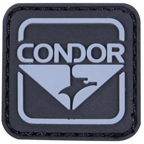 CONDOR 3D EMBLEM PATCH 1.1" X 1.1" - BLACK / GREY - Trailfinder
