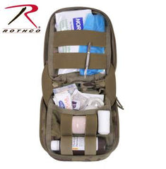 MOLLE TACTICAL FIRST AID KIT - BLACK - Trailfinder