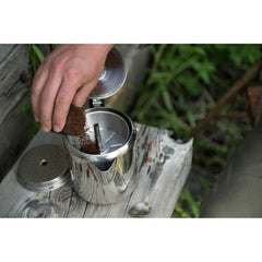 GLACIER STAINLESS STEEL 9 CUP (1.3 LITRE) COFFEE PERCOLATOR - Trailfinder