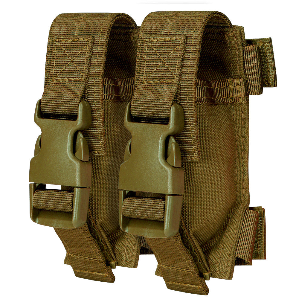 BELT TQ POUCH - 2 PACK - COYOTE BROWN