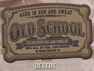 OLD SCHOOL PVC PATCH - DESERT