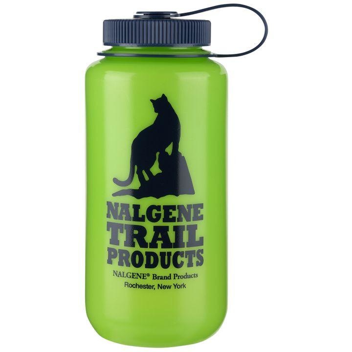 NALGENE 1 LITRE / 32 OZ. WIDE MOUTH BPA FREE WATER BOTTLE - HDPE GREEN - Trailfinder