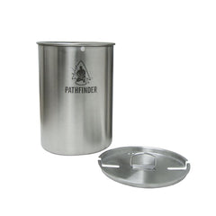 STAINLESS STEEL 48 OZ (1.42 LITRES) CUP AND LID SET - PATHFINDER - Trailfinder